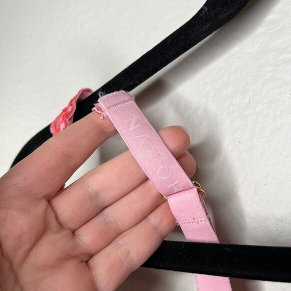 Natori Womans Pink Pure Luxe Contour Underwire Bra 32G style 732080 - Picture 6 of 9